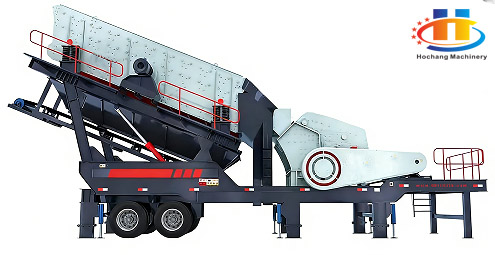 Wheel Impact crushing and screening plant